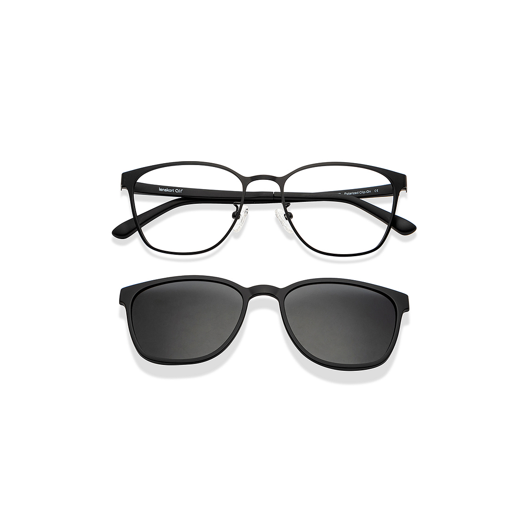 Lenskart Air Black Full Rim Square left side