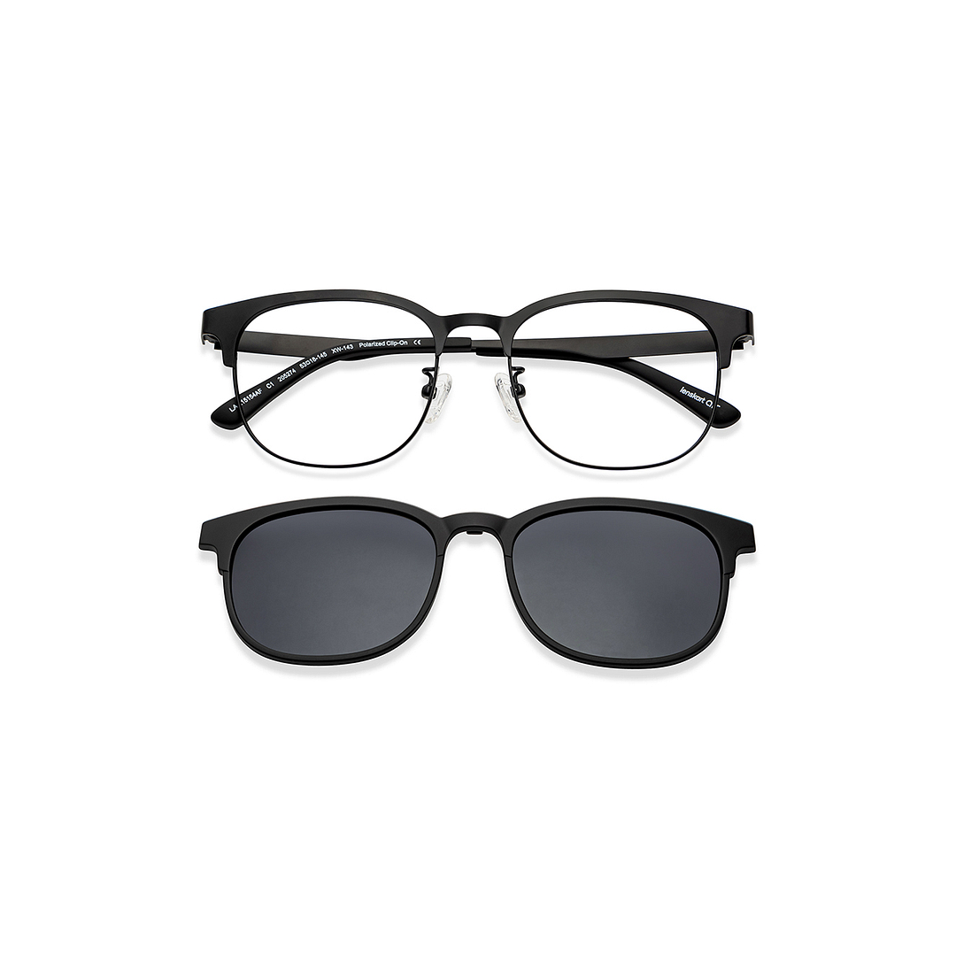 Lenskart Air Black Full Rim Square left side