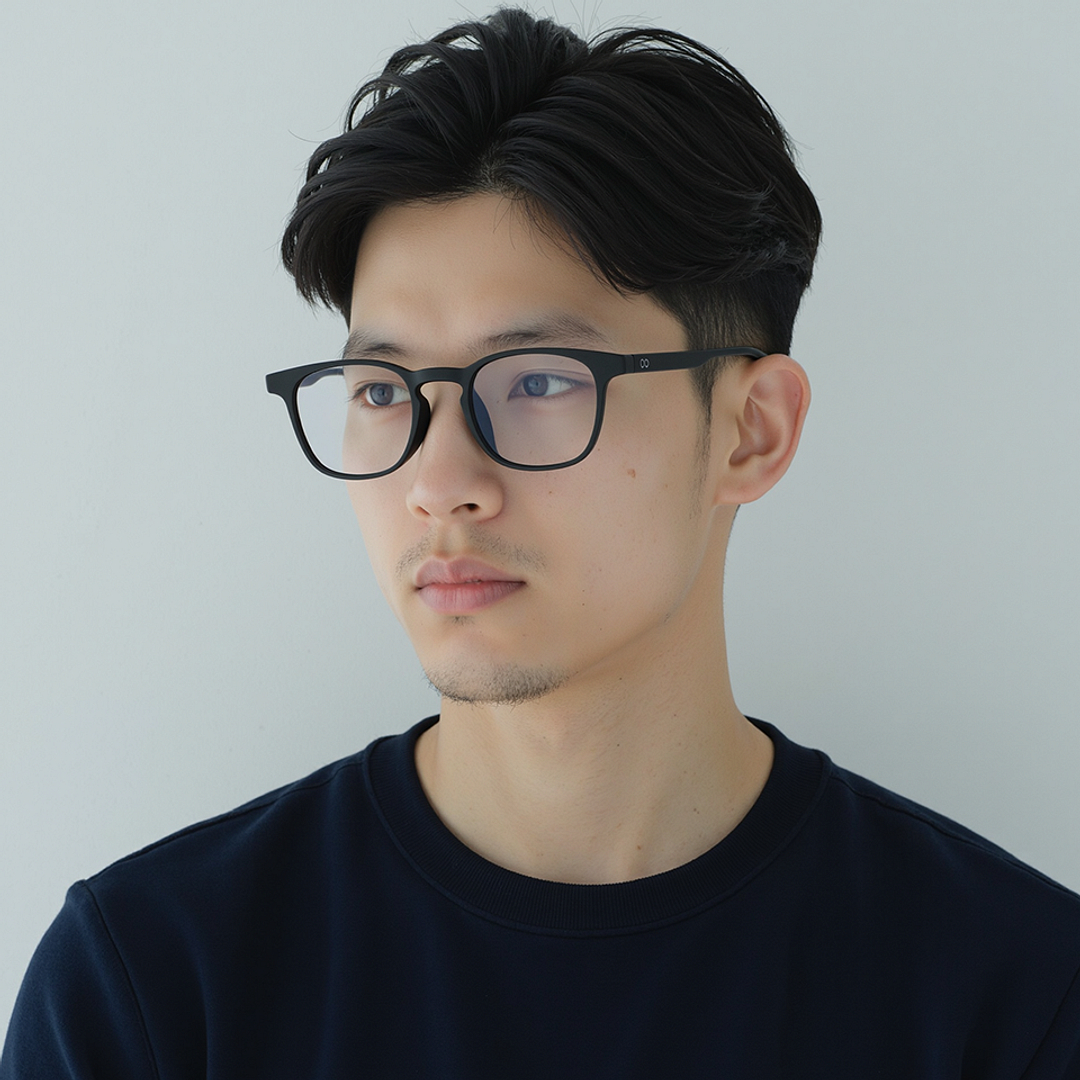 Lenskart Hustlr Black Full Rim Square right side