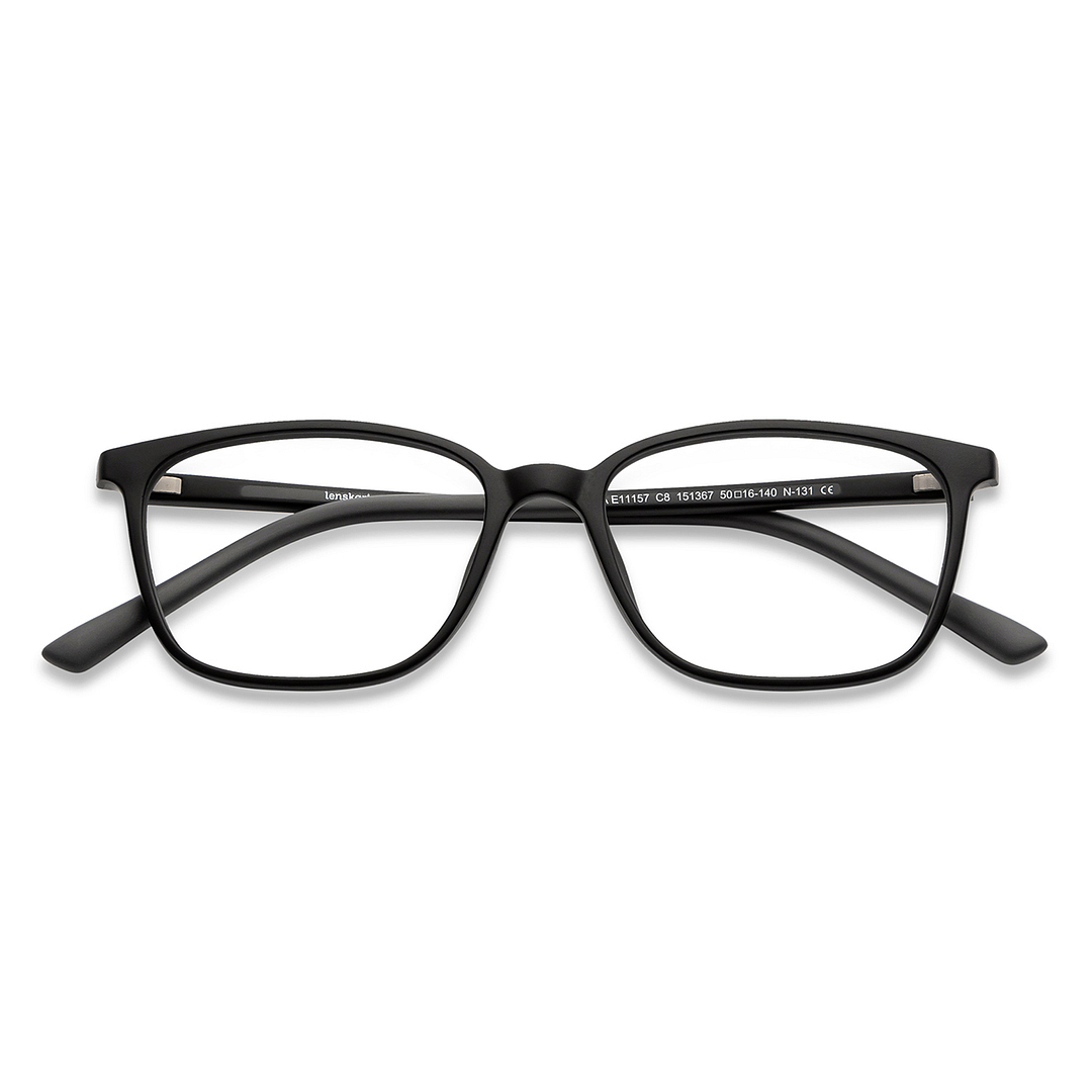 Lenskart Air Online Black Full Rim Rectangle left side