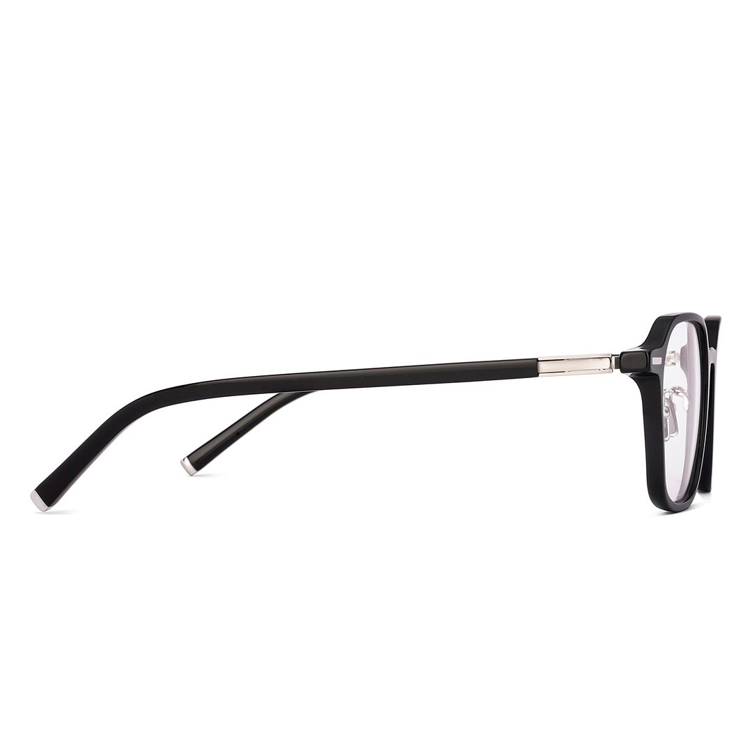 Lenskart Black Full Rim Geometric left side
