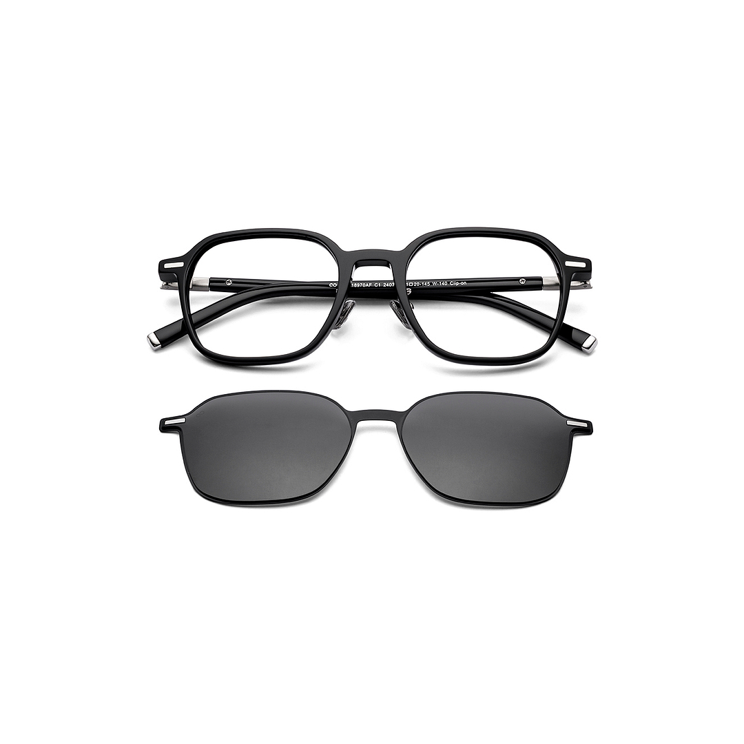 Lenskart Black Full Rim Geometric right side
