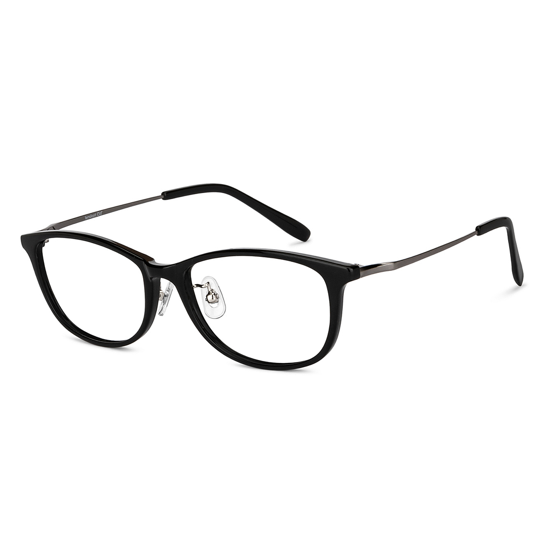 Lenskart Air Online Black Full Rim Round left side