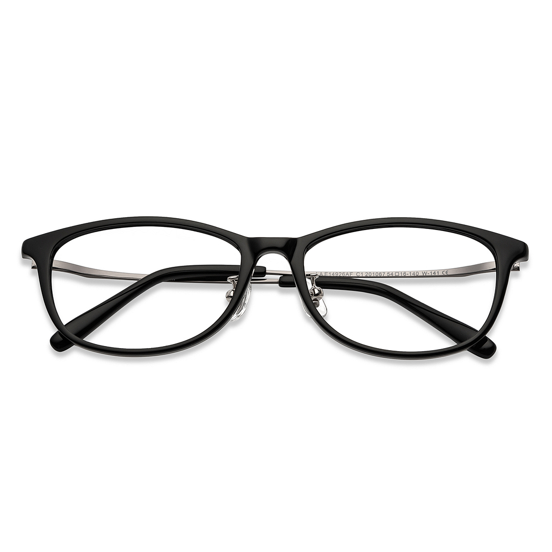 Lenskart Air Online Black Full Rim Round left side