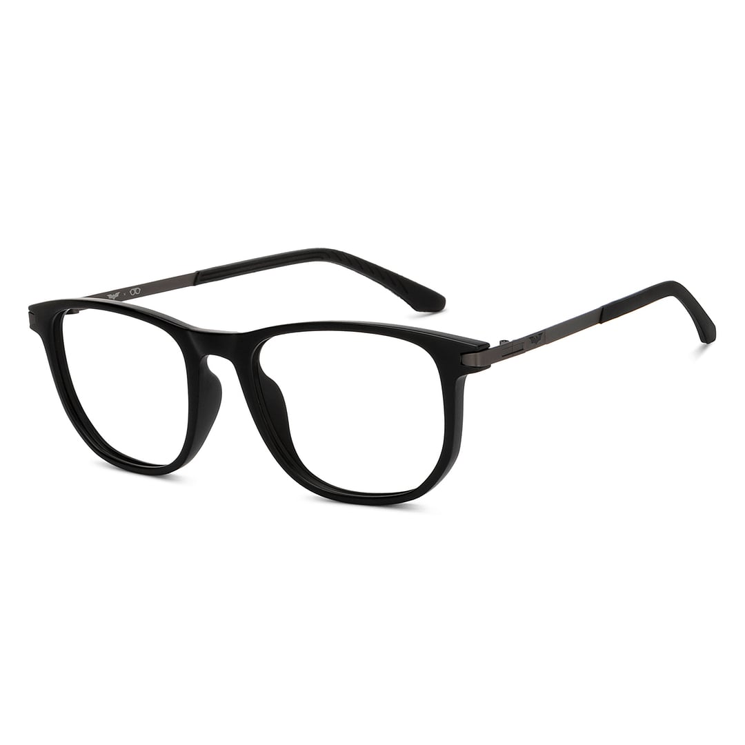 Lenskart STUDIO Black Full Rim Geometric left side