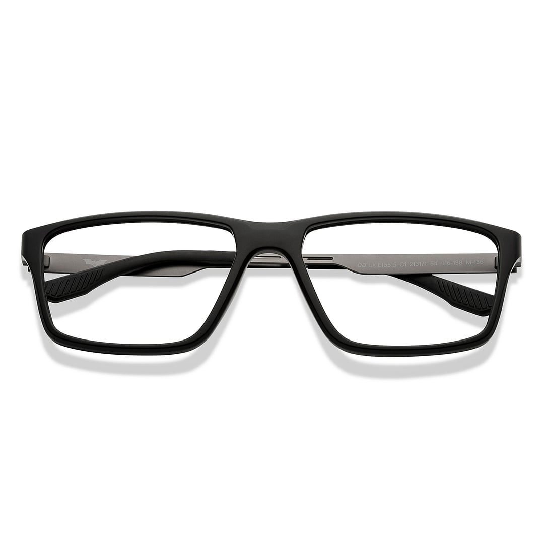 استوديو لينسكارت أسود حافة كاملة المستطيل right side