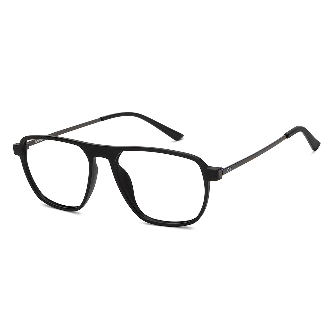 Lenskart Air Black Full Rim Geometric right side