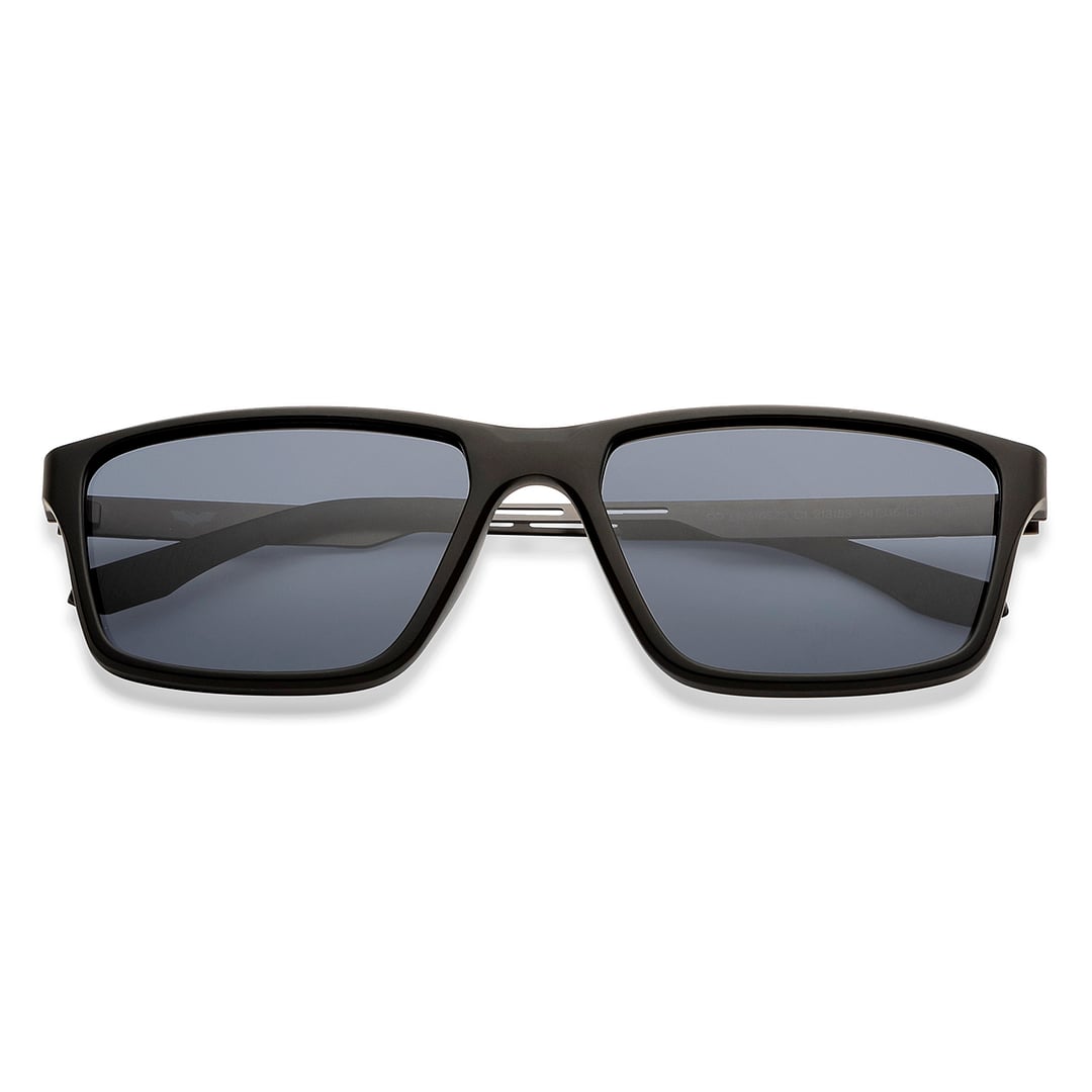 Buy Black Gunmetal Blue Full Rim Rectangle Square Lenskart STUDIO