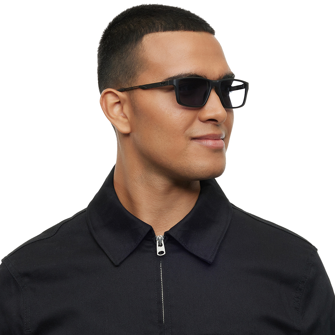 Buy Black Gunmetal Blue Full Rim Rectangle Square Lenskart STUDIO