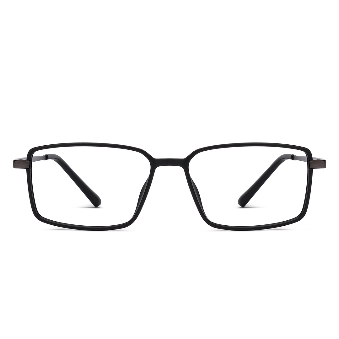 Lenskart Air Dark Gunmetal Full Rim Rectangle left side