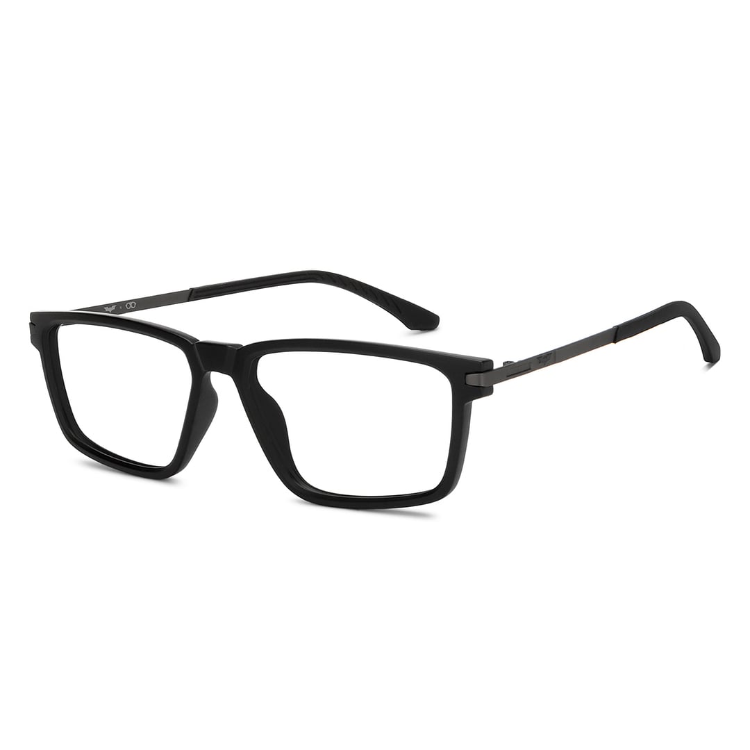 Lenskart STUDIO Black Full Rim Rectangle left side