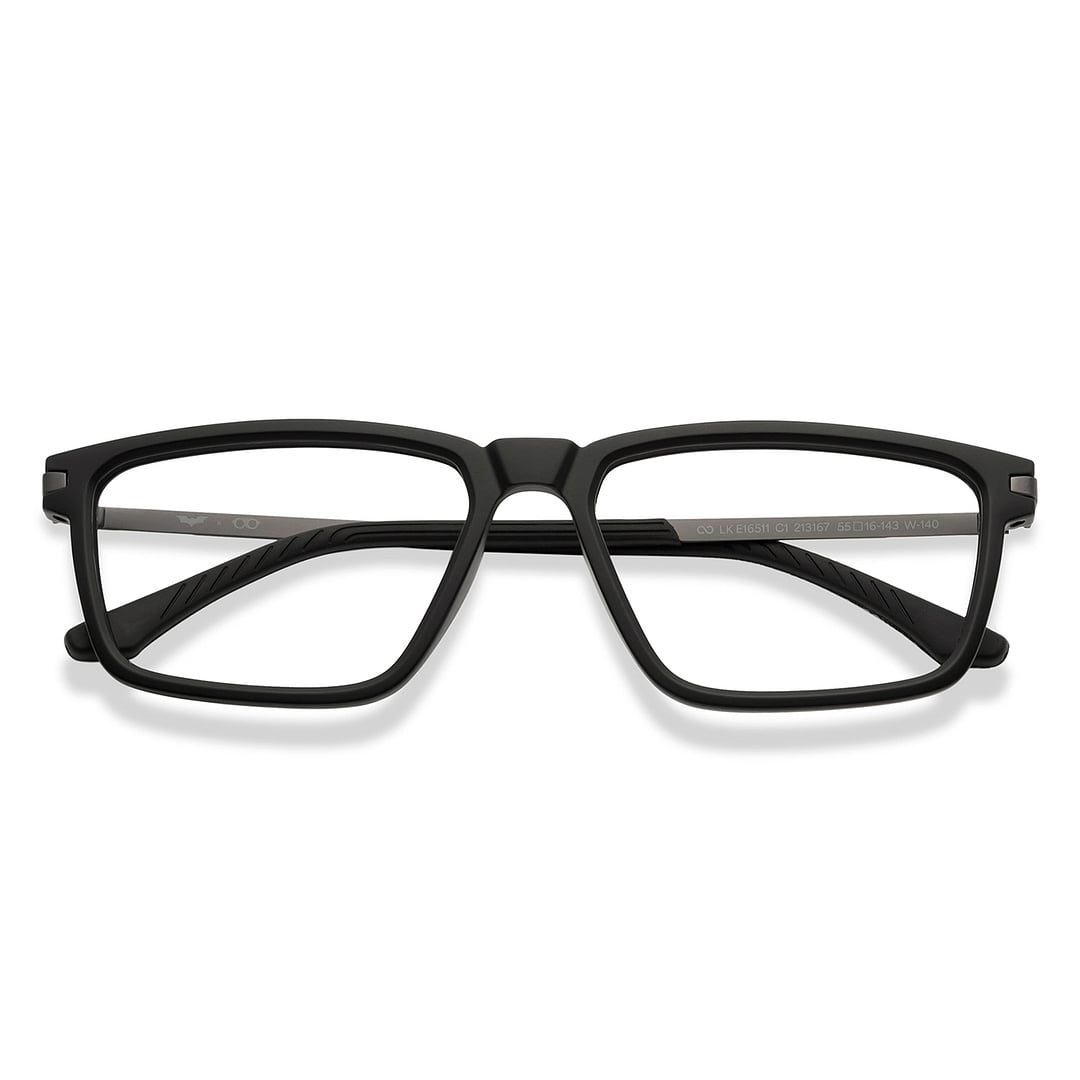Lenskart STUDIO Black Full Rim Rectangle right side