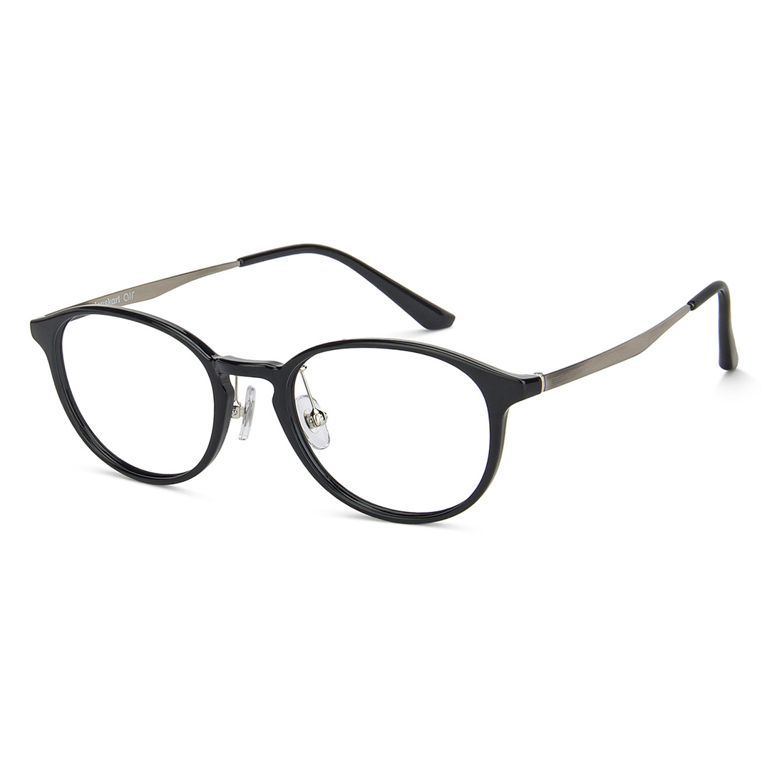 Lenskart Air Online Black Full Rim Round left side