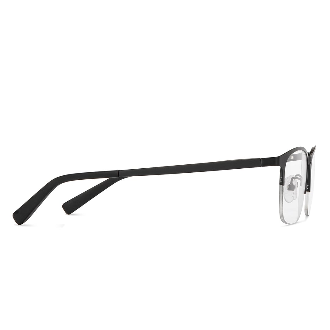 Lenskart Air Online Black Half Rim Rectangle left side