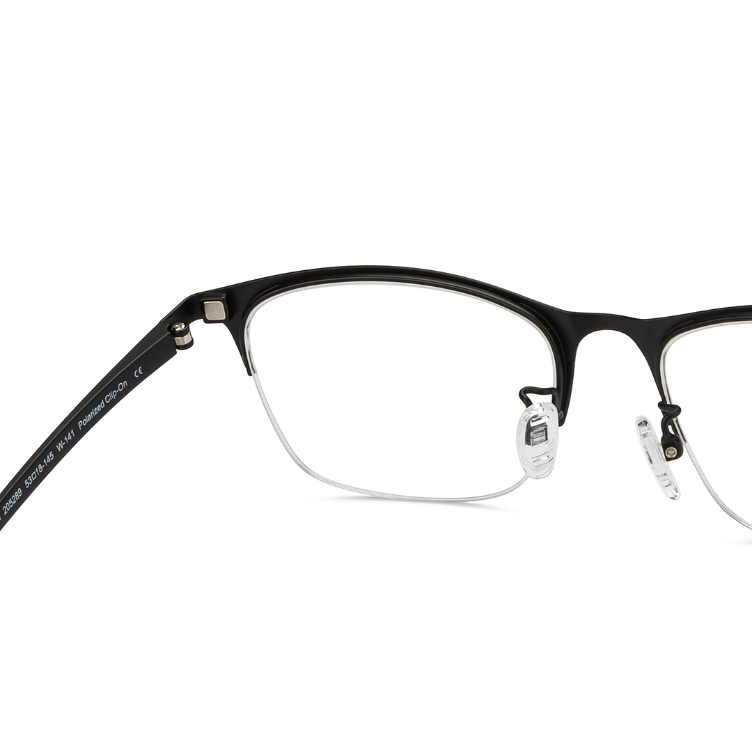 Lenskart Air Online Black Half Rim Rectangle right side