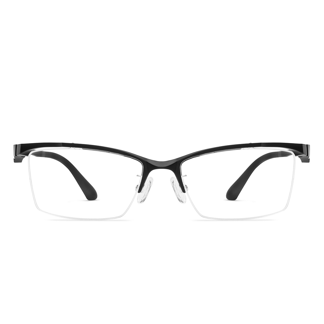 Lenskart Air Black Half Rim Rectangle right side