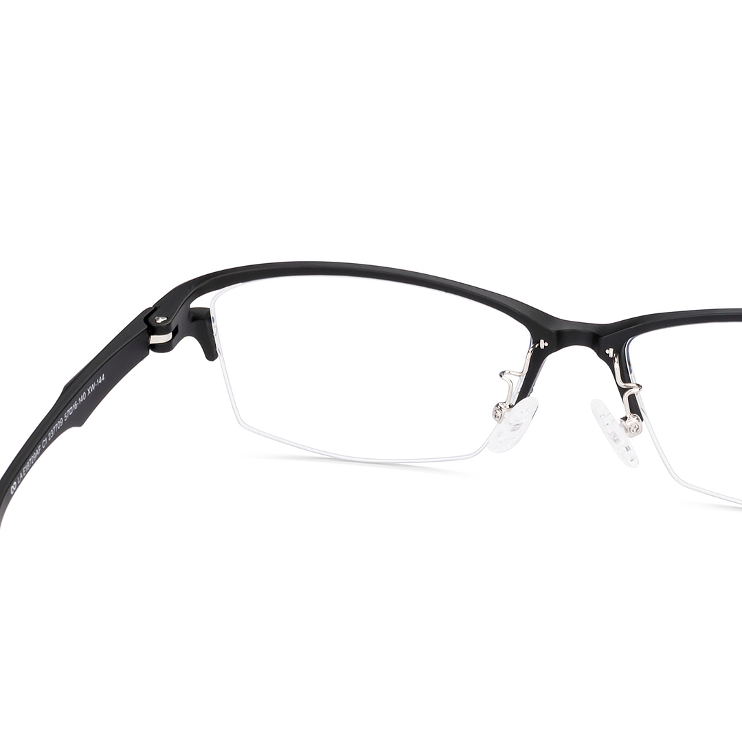 Lenskart Air Black Half Rim Rectangle right side