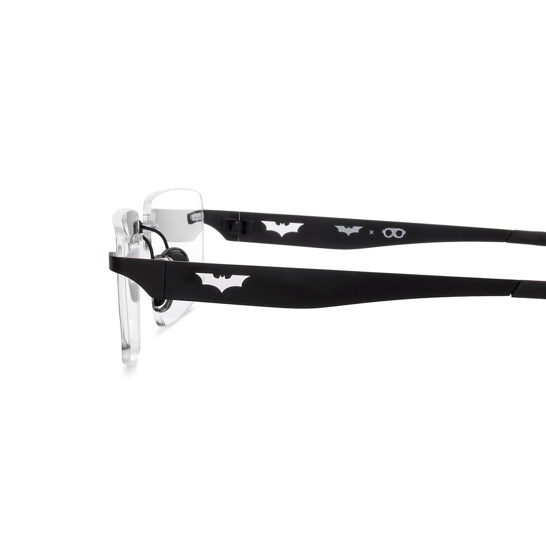 Lenskart Black Rimless Rectangle right side