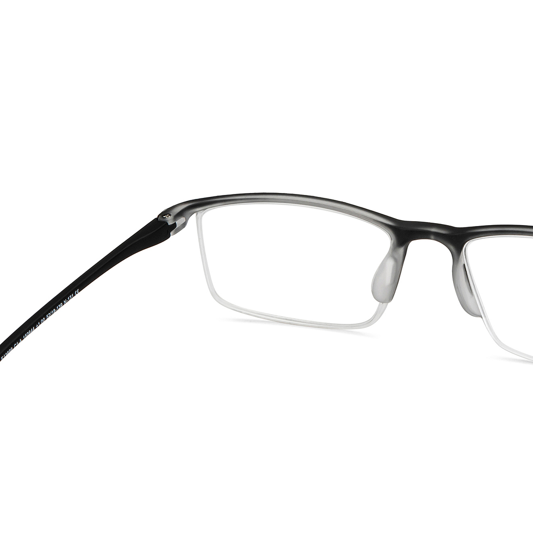 Lenskart READERS Black Black Half Rim Rectangle Lenskart READERS LR E13699 Only for 2 5 Prefitted Powers left side
