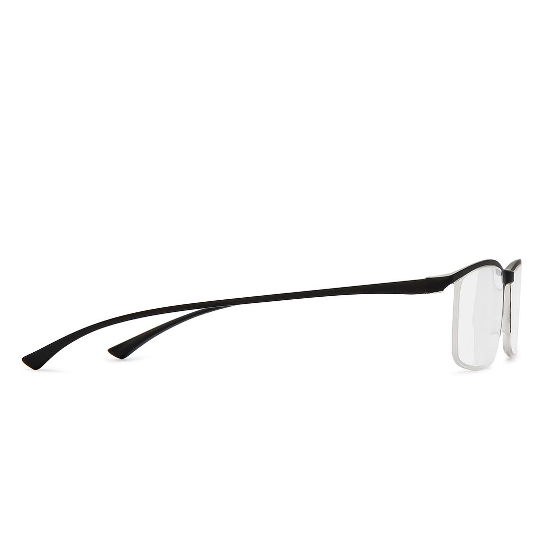 Lenskart READERS Black Black Half Rim Rectangle Lenskart READERS LR E13699 Only for 1 25 Prefitted Powers left side