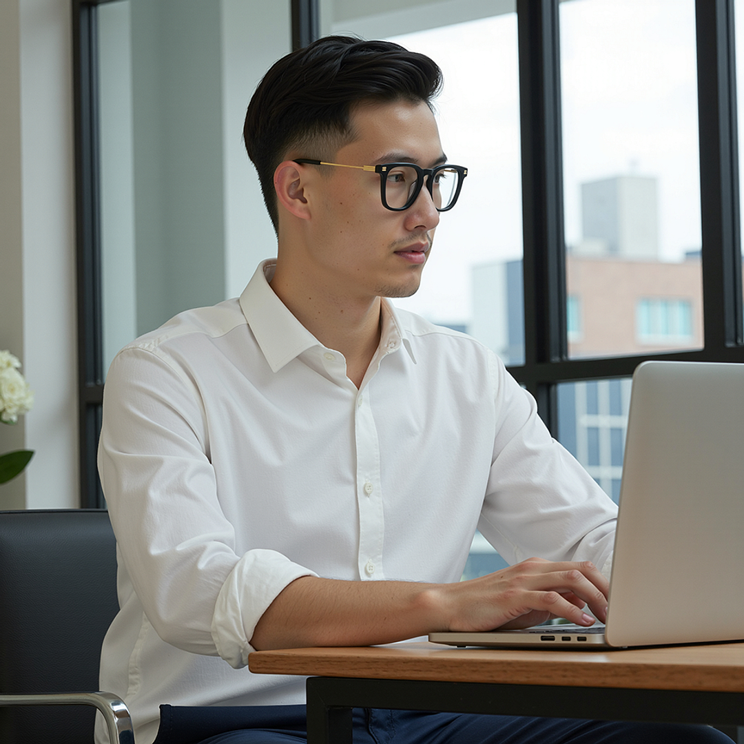 Lenskart Black Full Rim Square left side