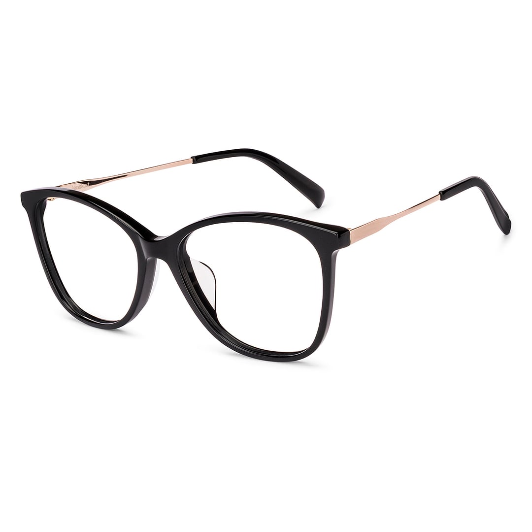 Lenskart Black Full Rim Cat Eye left side