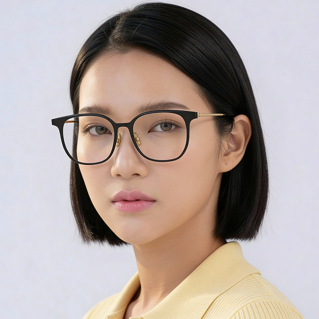 Lenskart Black Full Rim Square left side