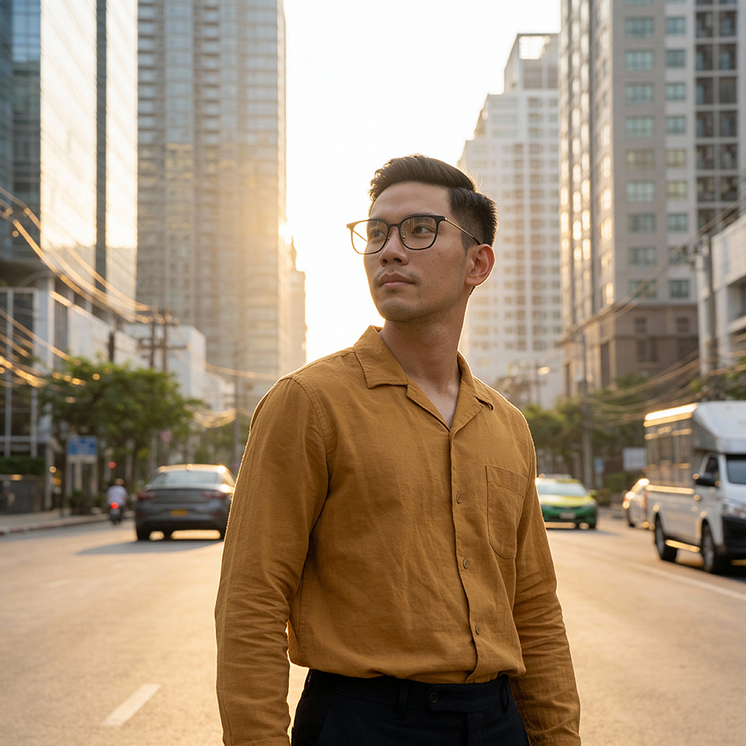 Lenskart Black Full Rim Square left side