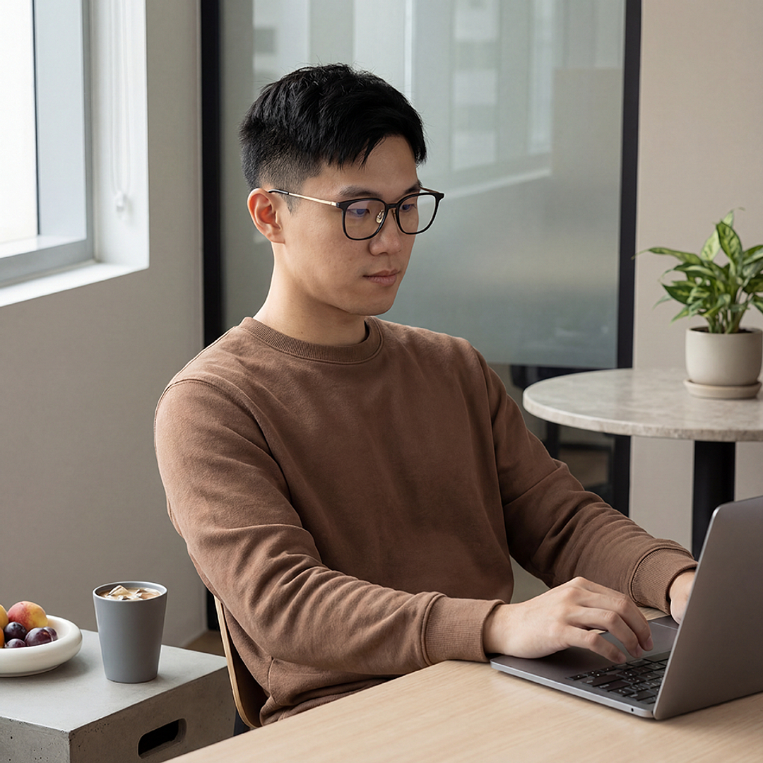 Lenskart Black Full Rim Square left side