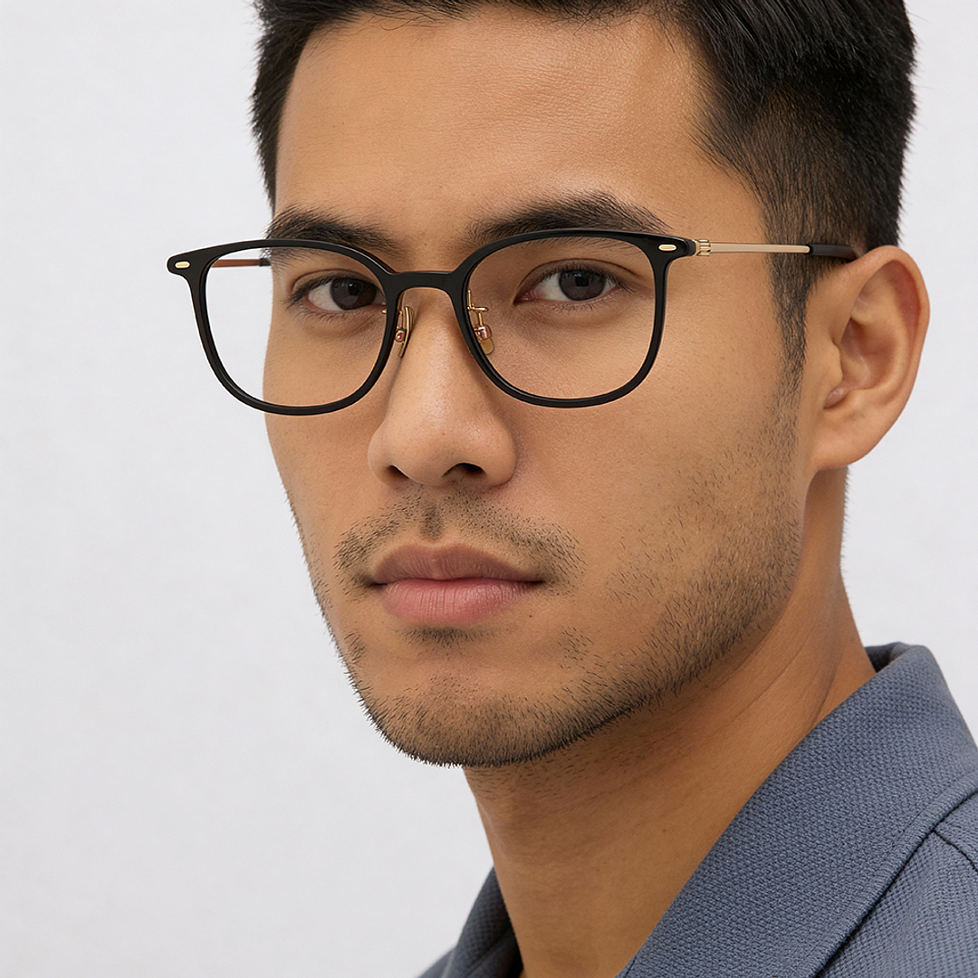 Lenskart Black Full Rim Square left side