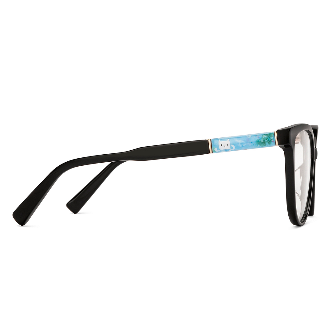 Lenskart Black Full Rim Cat Eye left side