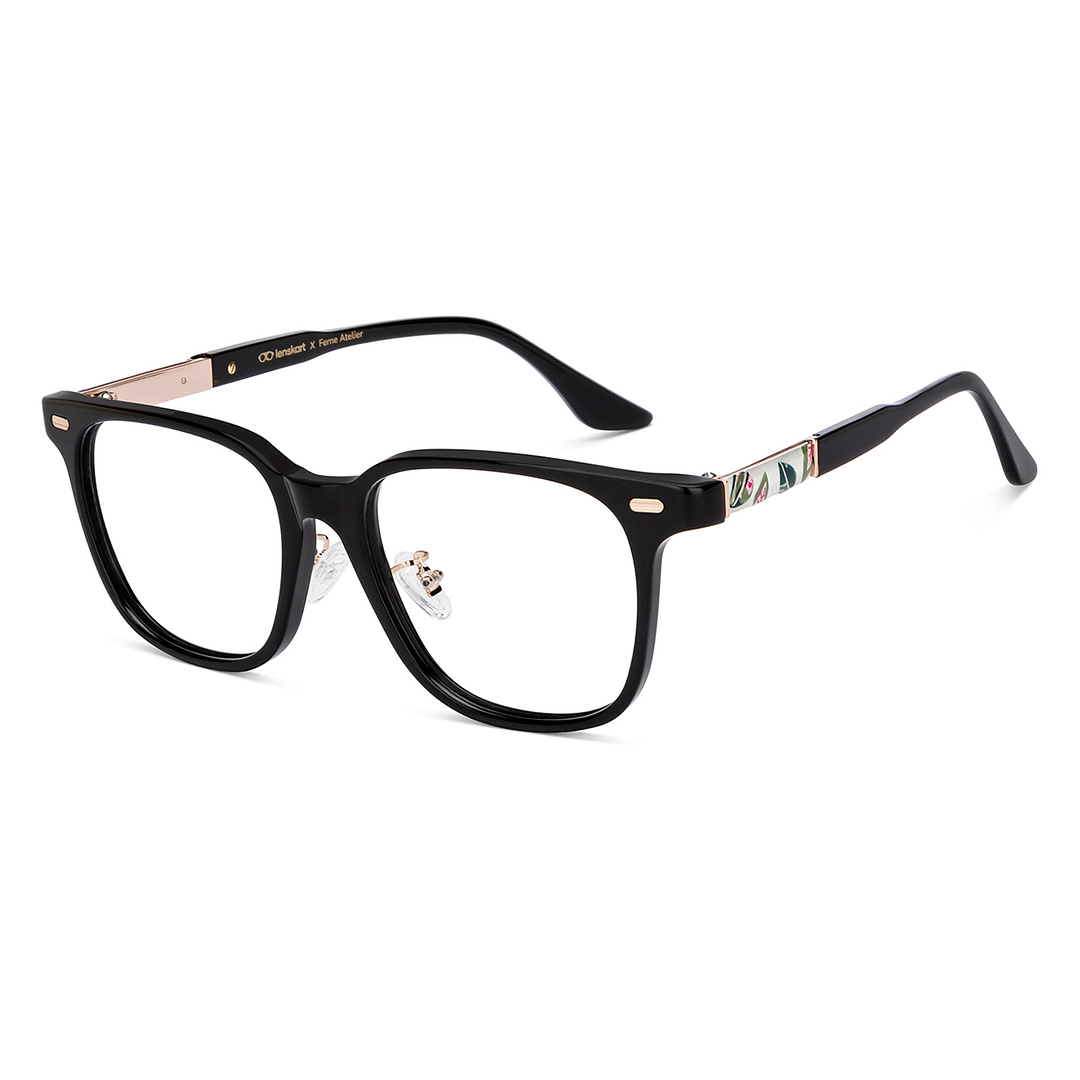 Lenskart Black Full Rim Square left side