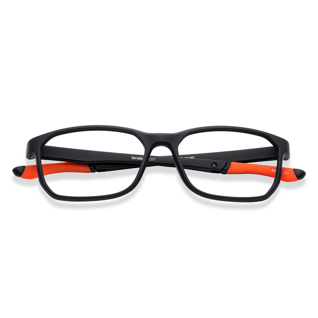 Lenskart Air Online Black Full Rim Rectangle left side