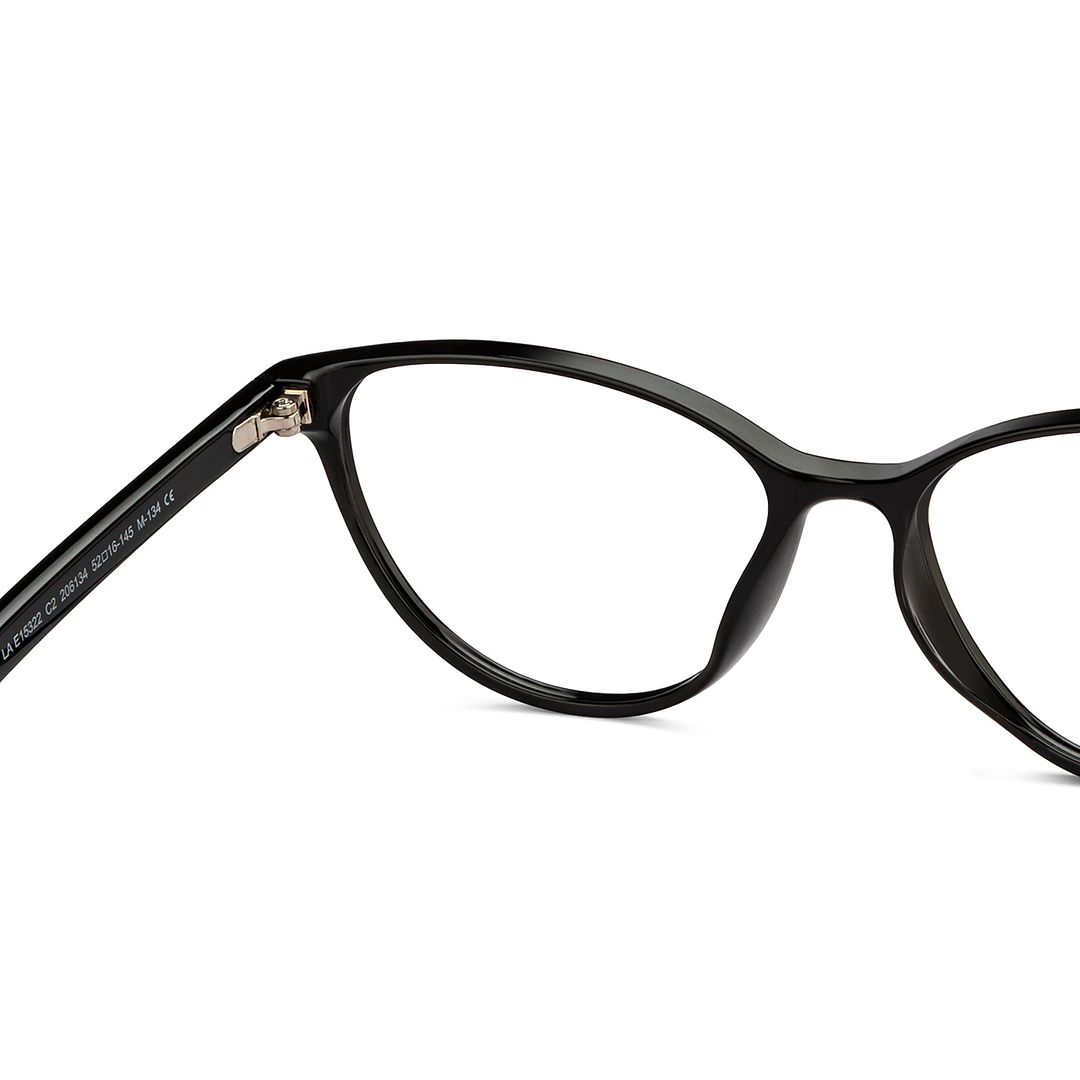 Lenskart Air Online Black Full Rim Cat Eye right side