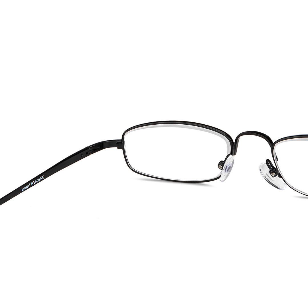 Lenskart READERS Black Full Rim Oval Lenskart READERS LR 6967 Only for 1 Prefitted Powers left side