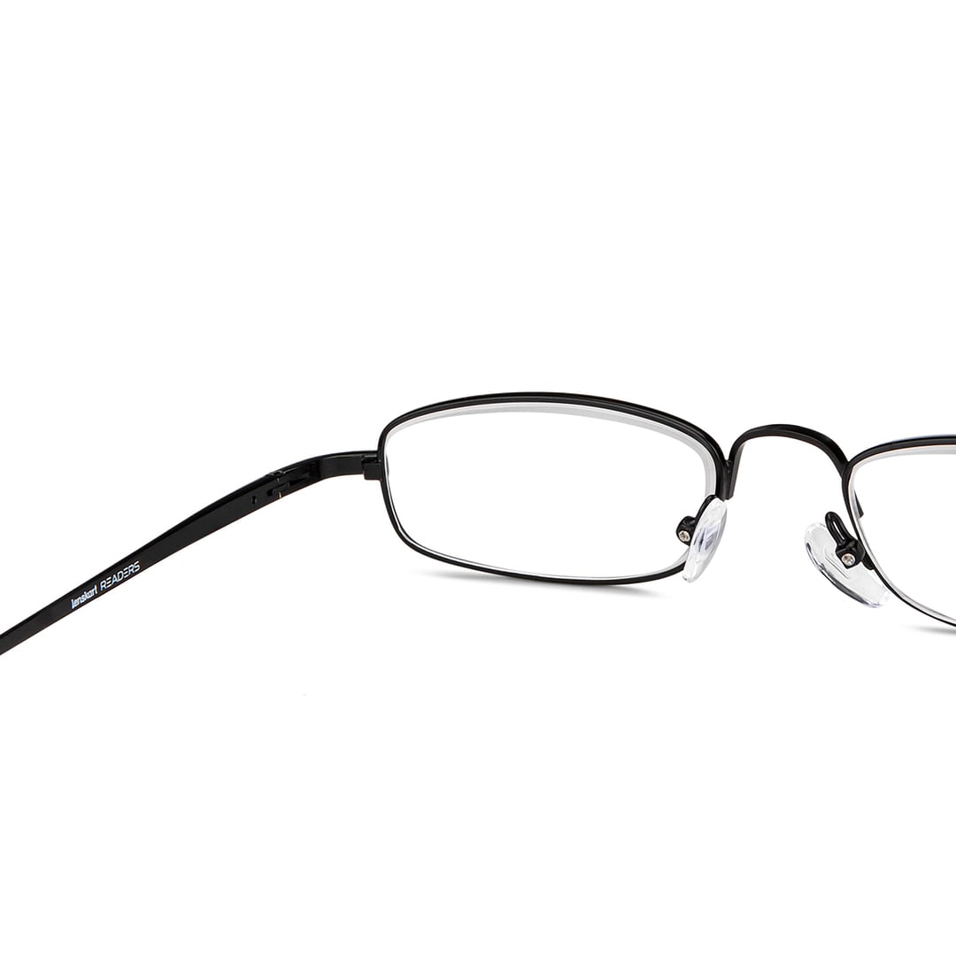 Lenskart READERS Black Full Rim Oval Lenskart READERS LR 6967 Only for 1 5 Prefitted Powers left side