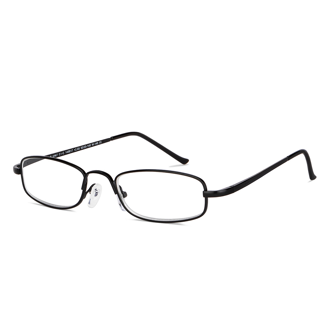 Lenskart READERS Black Full Rim Oval Lenskart READERS LR 6967 Only for 2 Prefitted Powers right side