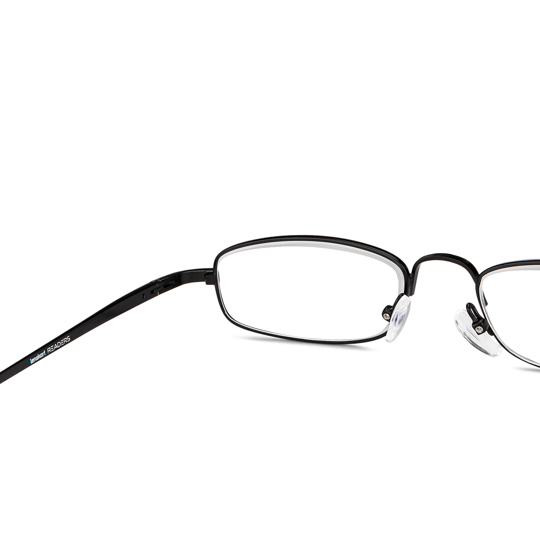 Lenskart READERS Black Full Rim Oval Lenskart READERS LR 6967 Only for 2 Prefitted Powers left side