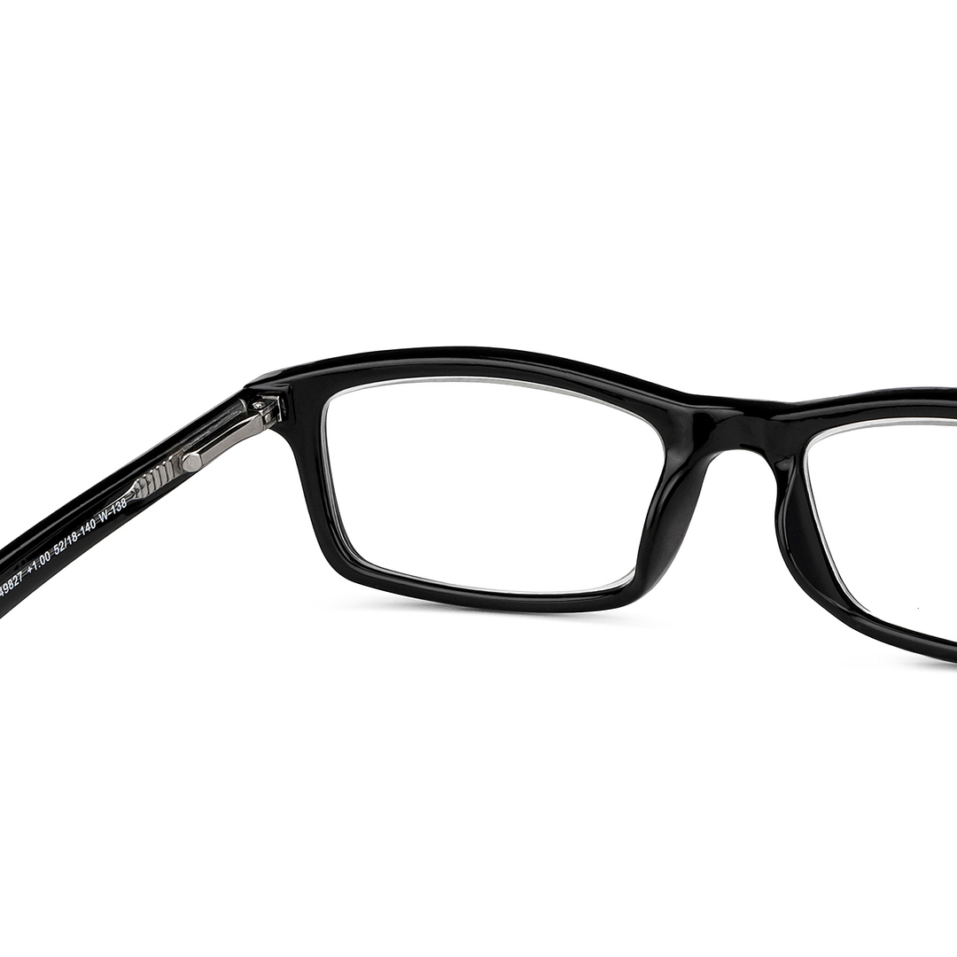 Lenskart READERS Black Black Full Rim Rectangle Lenskart READERS LR E11058 Only for 1 Prefitted Powers left side