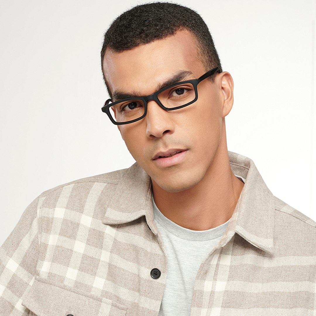 Lenskart READERS Black Black Full Rim Rectangle Lenskart READERS LR E11058 Only for 2 Prefitted Powers right side