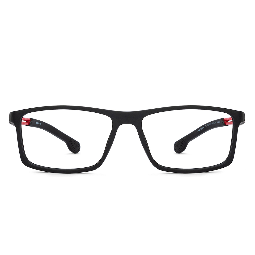 Lenskart Air Black Full Rim Rectangle left side