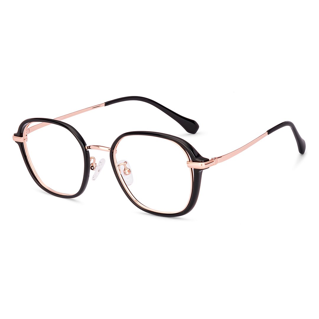 Lenskart Black Full Rim Geometric left side