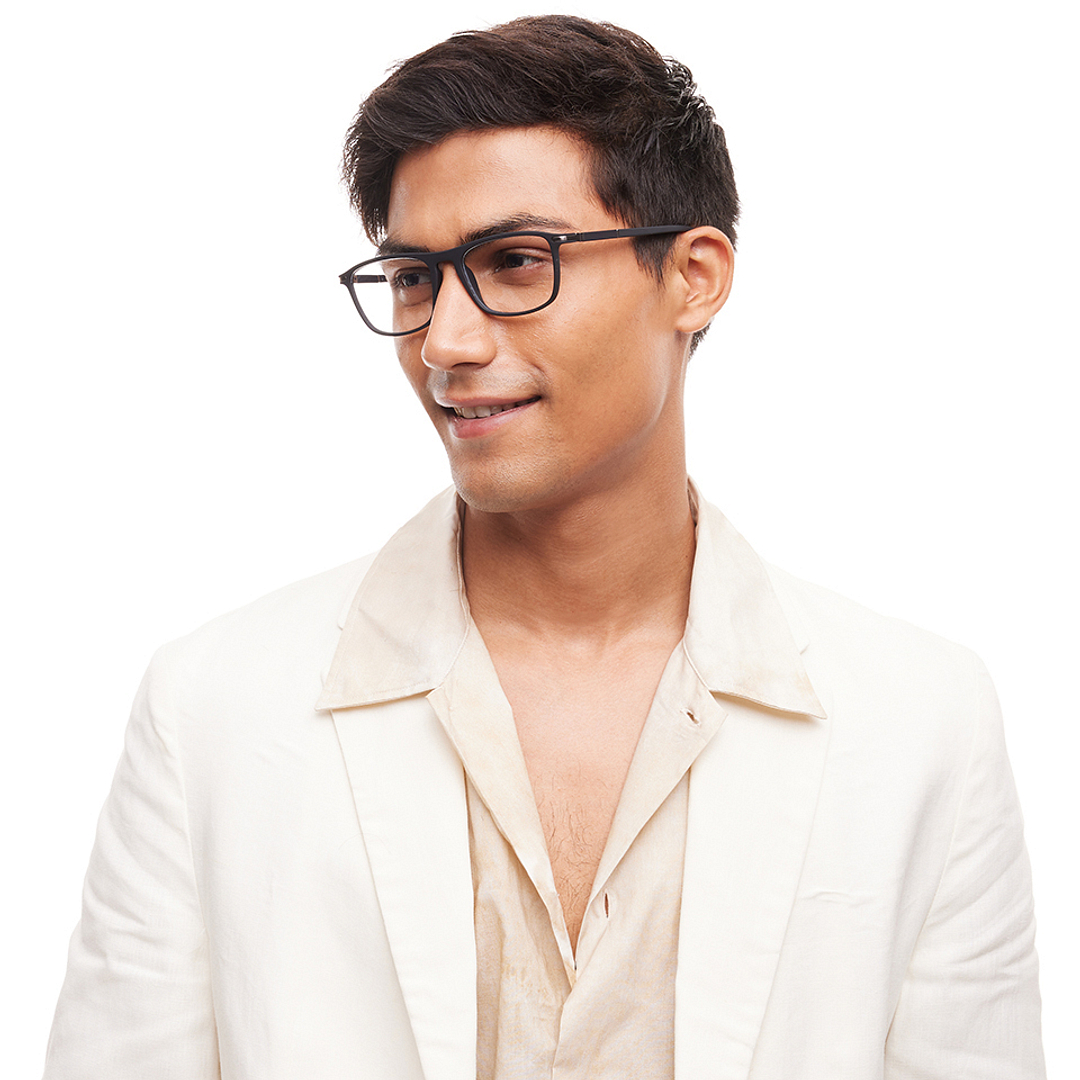 Lenskart Air Black Full Rim Square left side