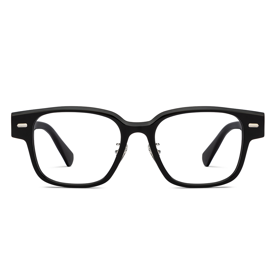 Lenskart Dark Gunmetal Full Rim Square right side