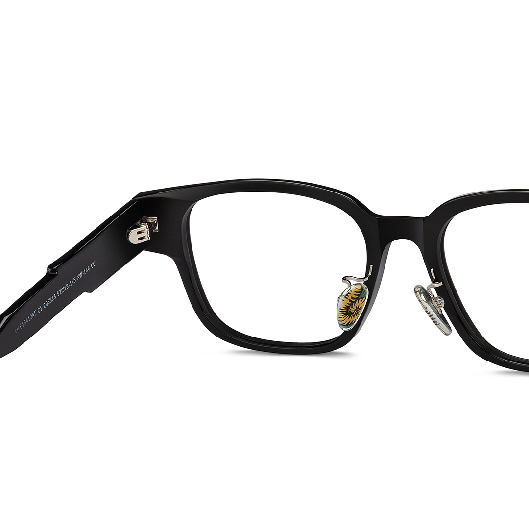 Lenskart Dark Gunmetal Full Rim Square right side