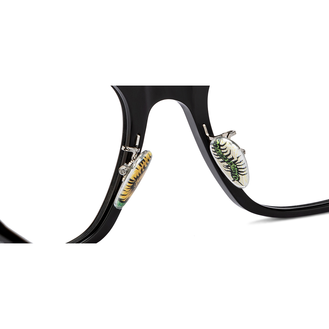 Lenskart Dark Gunmetal Full Rim Square left side