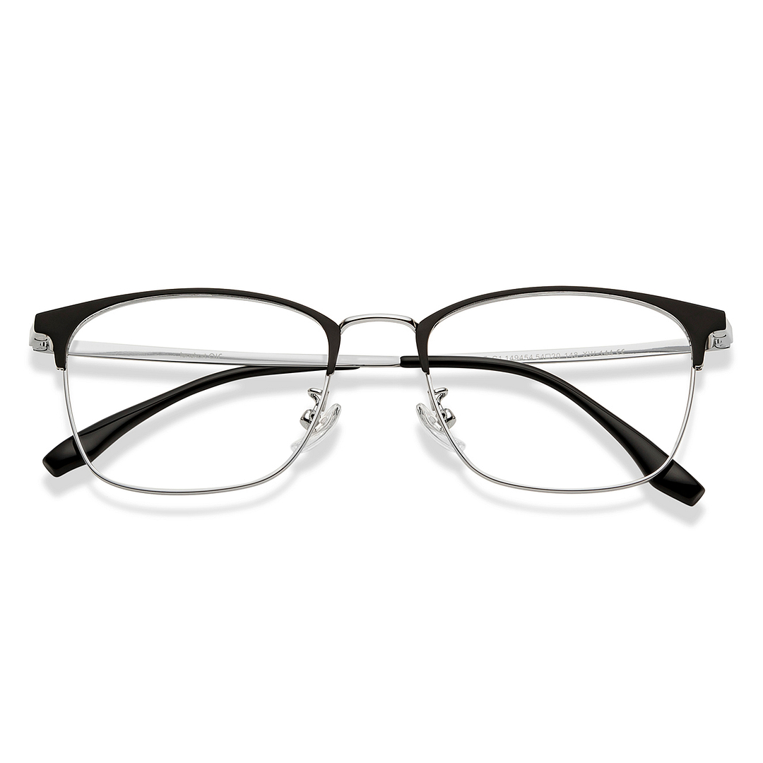 Lenskart Air Online Dark Gunmetal Full Rim Square left side