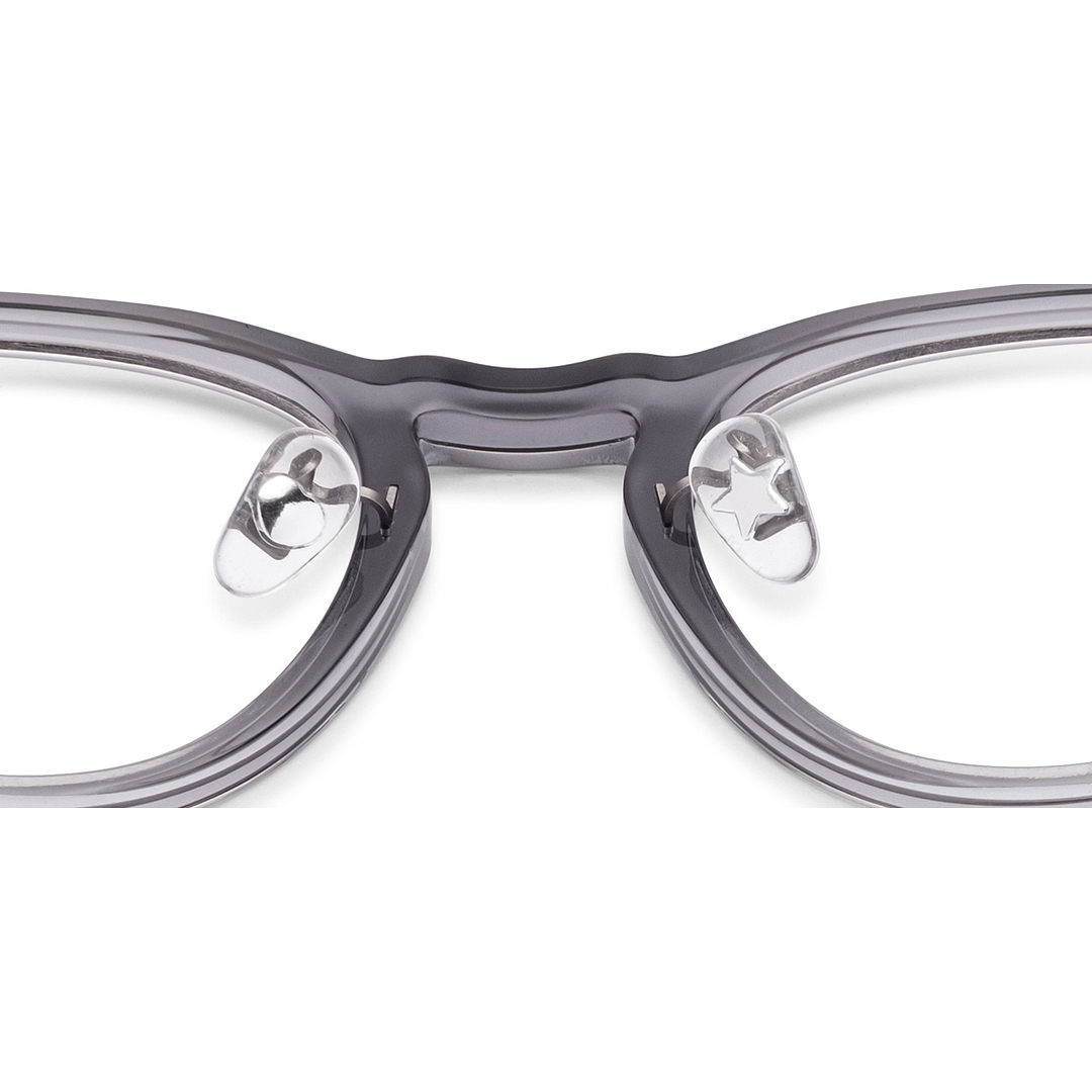 Lenskart Black Transparent Full Rim Round right side