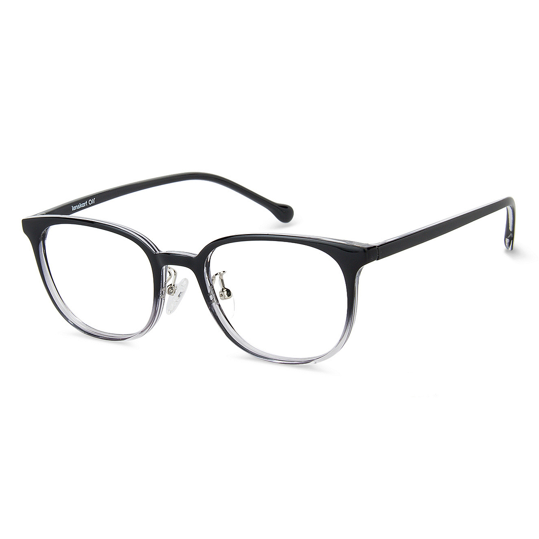 Lenskart Air Online Black Transparent Full Rim Square left side