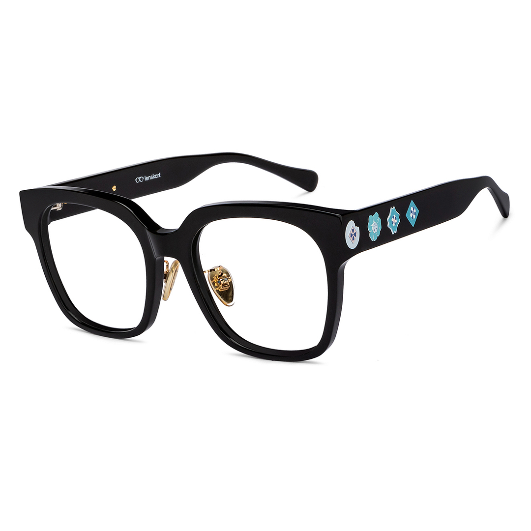 Lenskart Black Full Rim Square left side